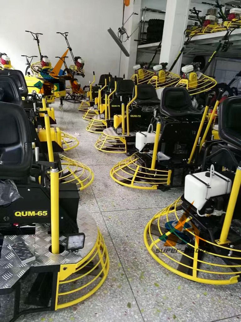 Ride-on Concrete Finishing Power Trowel Machine